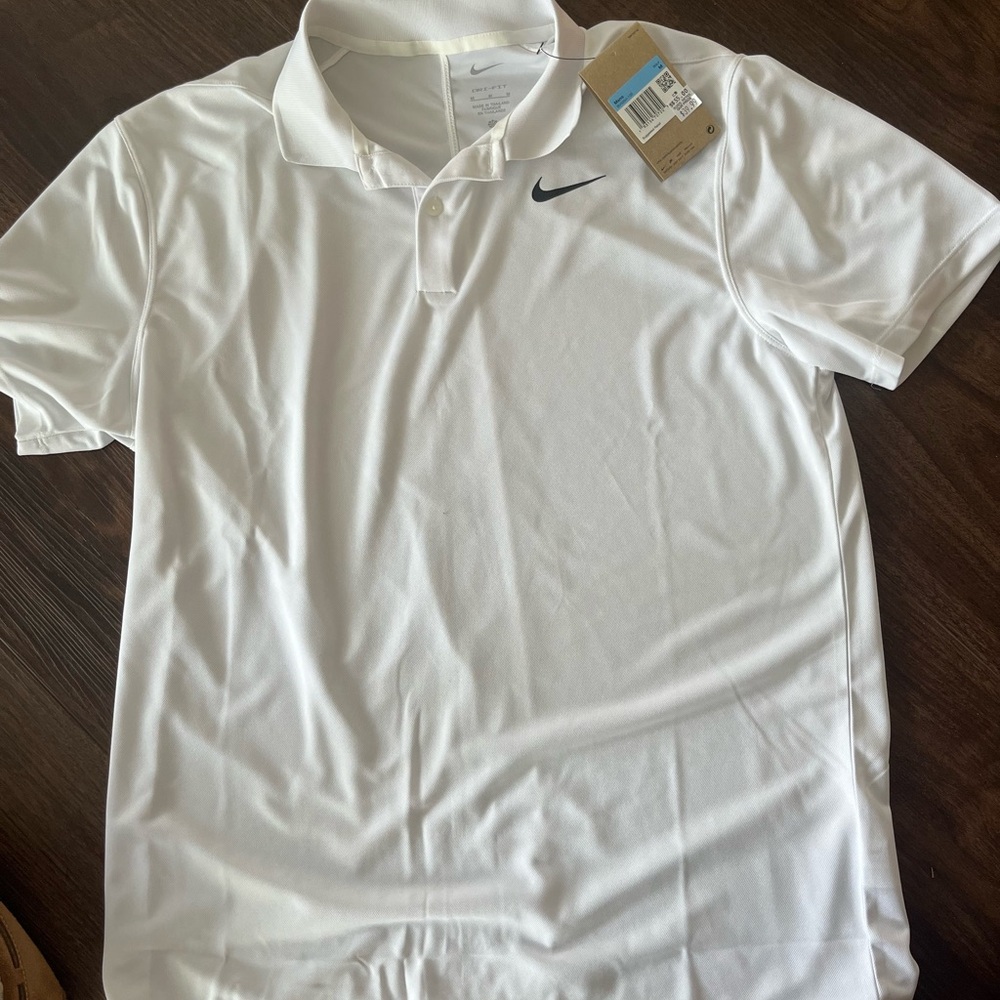 Nike Men's Classic White Polo Shirt